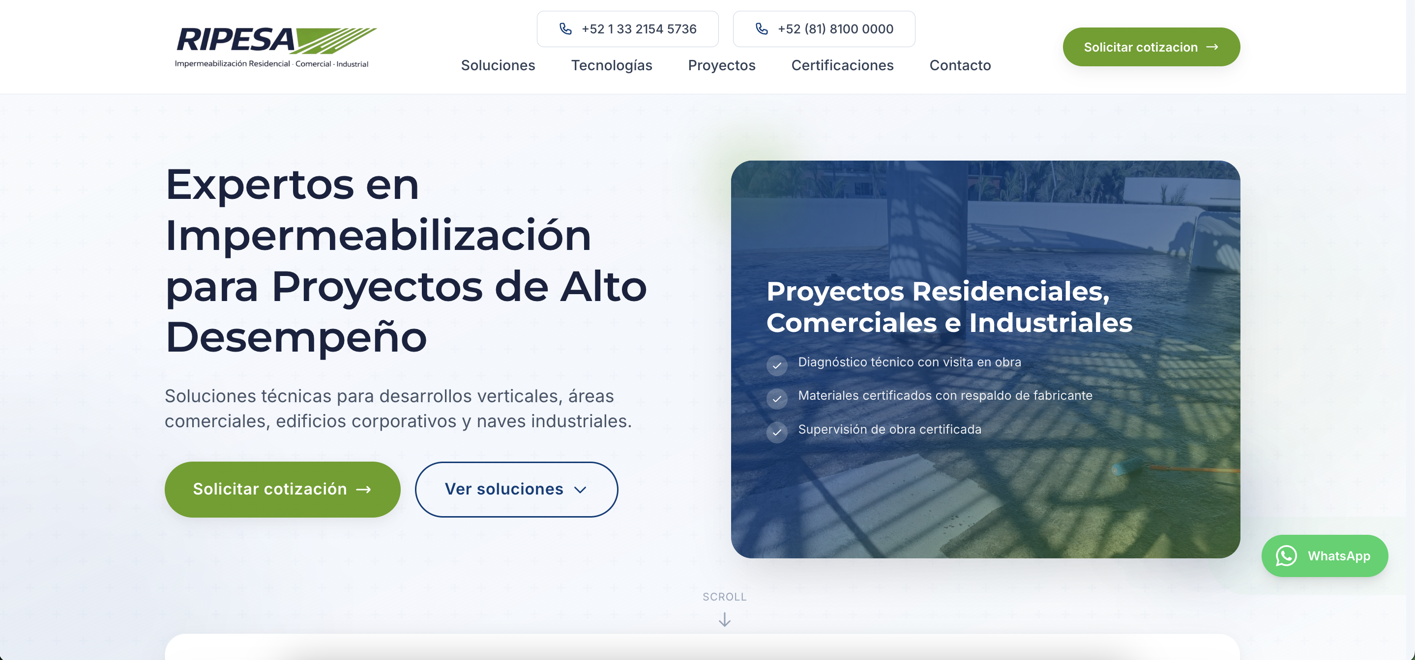 Empresa constructora - ejemplo 1